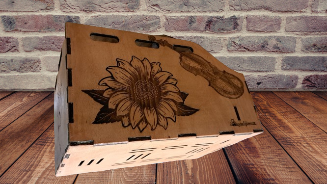 Box na nosič na retro kolo