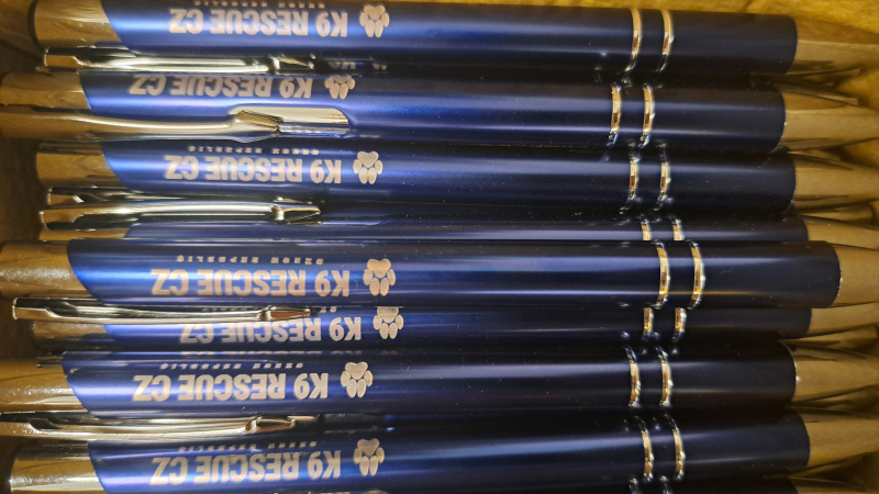 Reklamní propisky pro kynologickou organizaci